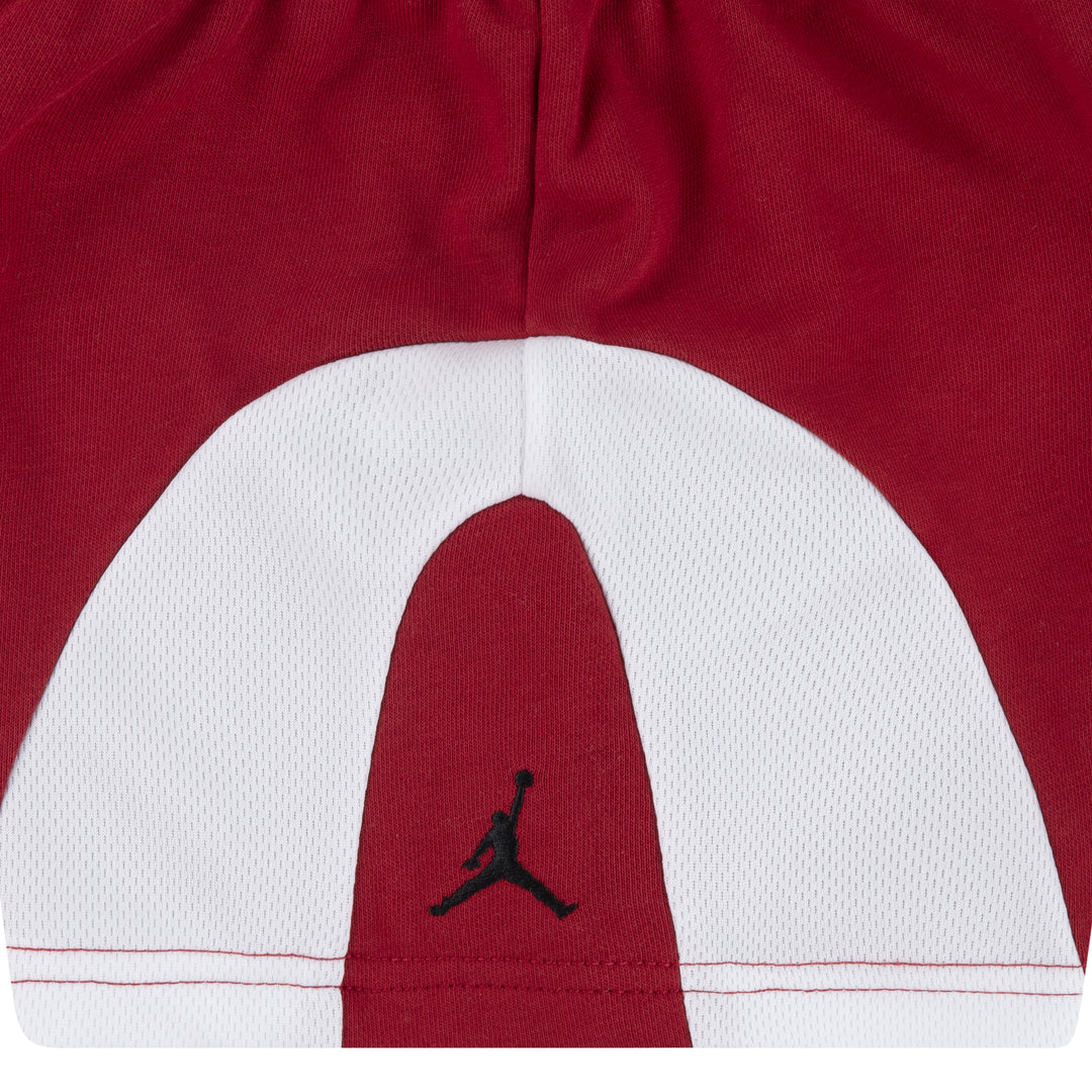 Jordan Boys Flight Club Era 2-Piece Shorts Set Gym Red (Toddlers)