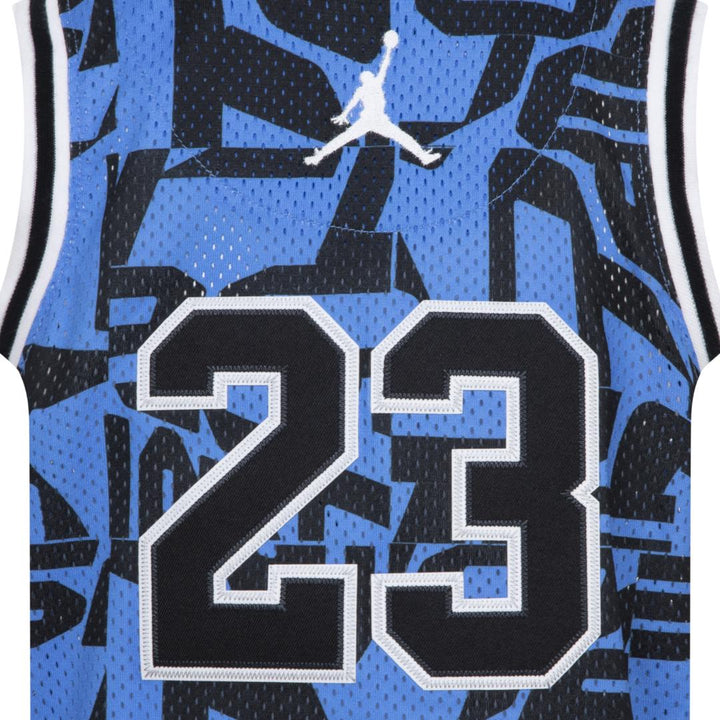 Jordan Boys 23 AOP Jersey Legend Blue (Little Kids)