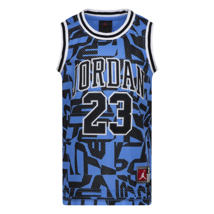 Jordan Boys 23 AOP Jersey Legend Blue (Little Kids)