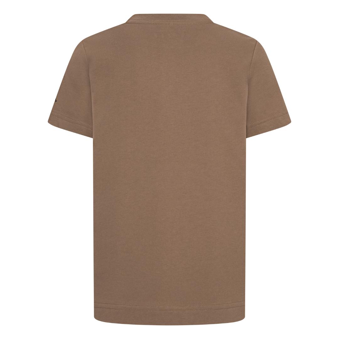 Jordan Boys Game Of Flight Short Sleeve Tee Brown (Little Kids)