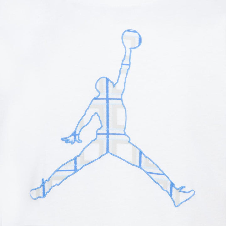 Jordan Boys Jumpman Plaid Print Short Sleeve Tee (Little Kids)
