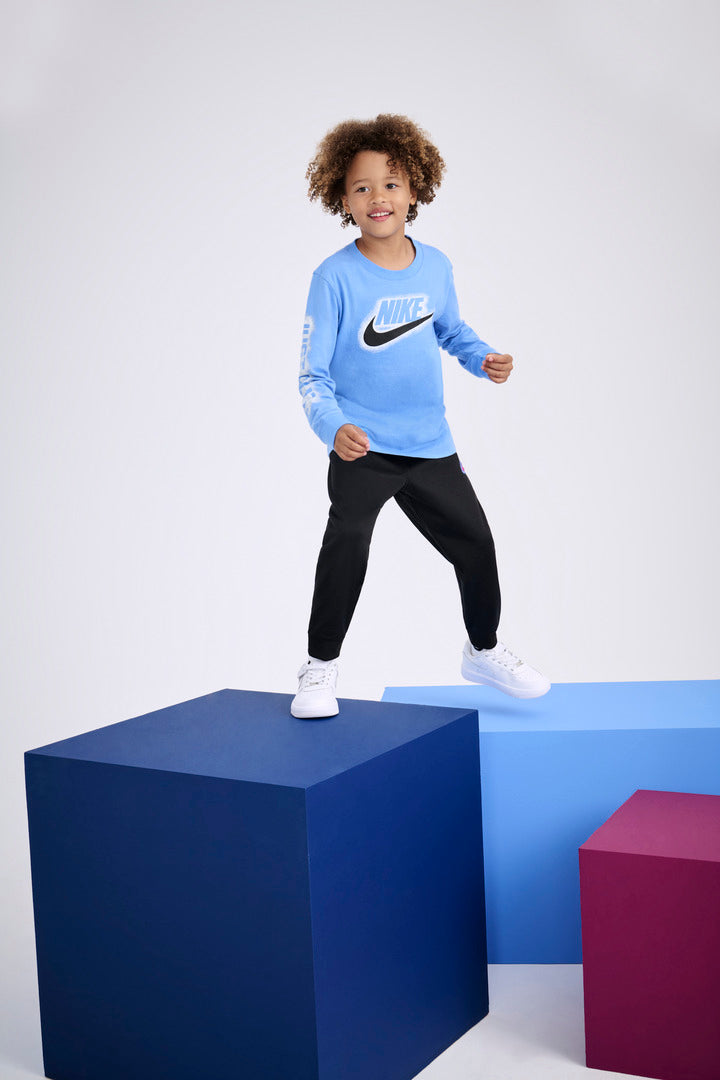 Nike Boys Sportwear Powder Play Propus Set Black (Little Kids)