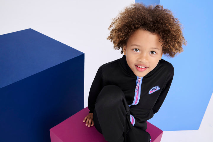 Nike Boys Powder Play Long Sleeve Tee Royal Pulse (Little Kids)