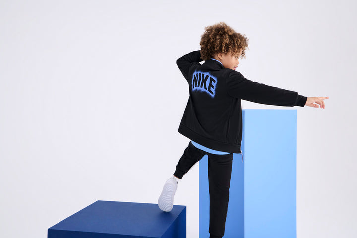 Nike Boys Powder Play Long Sleeve Tee Royal Pulse (Little Kids)