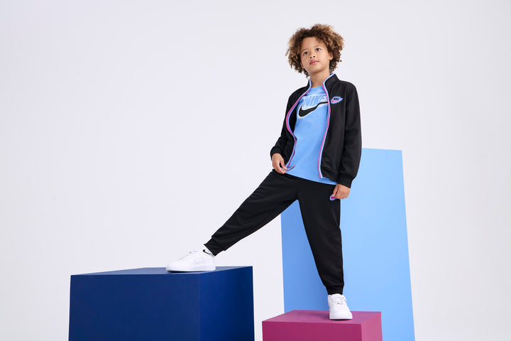 Nike Boys Powder Play Long Sleeve Tee Royal Pulse (Little Kids)