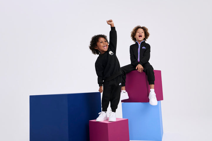 Nike Boys Powder Play Long Sleeve Tee Royal Pulse (Little Kids)