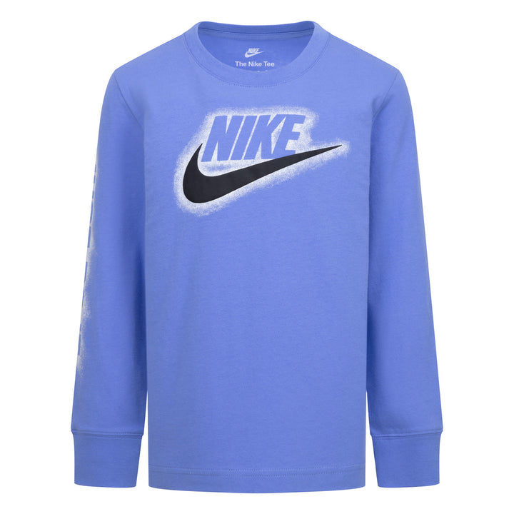 Nike Boys Powder Play Long Sleeve Tee Royal Pulse (Little Kids)