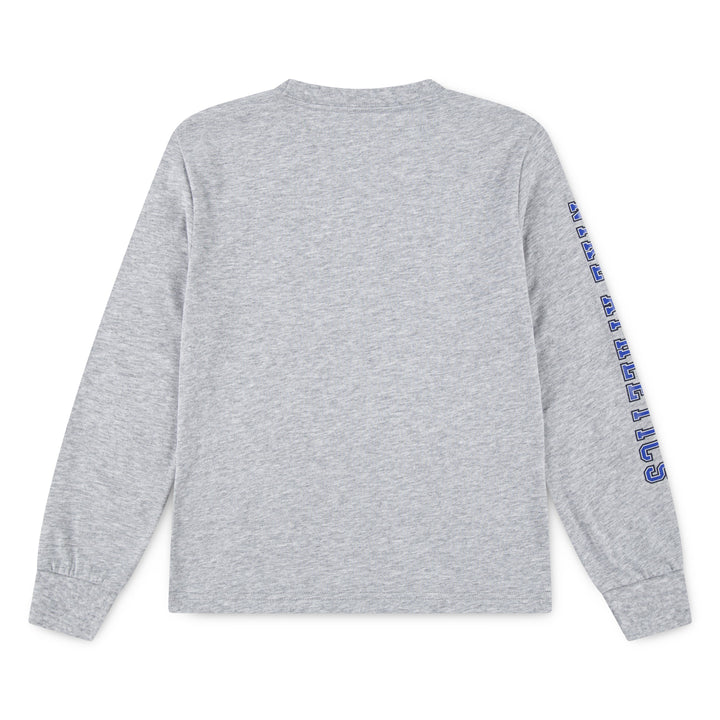 Nike Boys Athletics Long Sleeve T-Shirt Light Smoke Gray Heather (Little Kids)