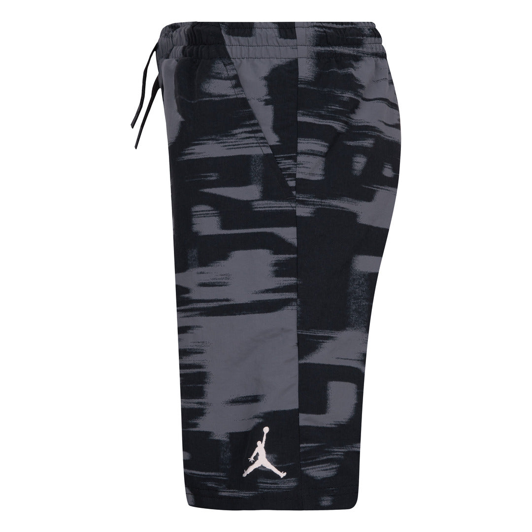 Jordan MJ Flight MVP Printed Woven Shorts Black (Big Kids)