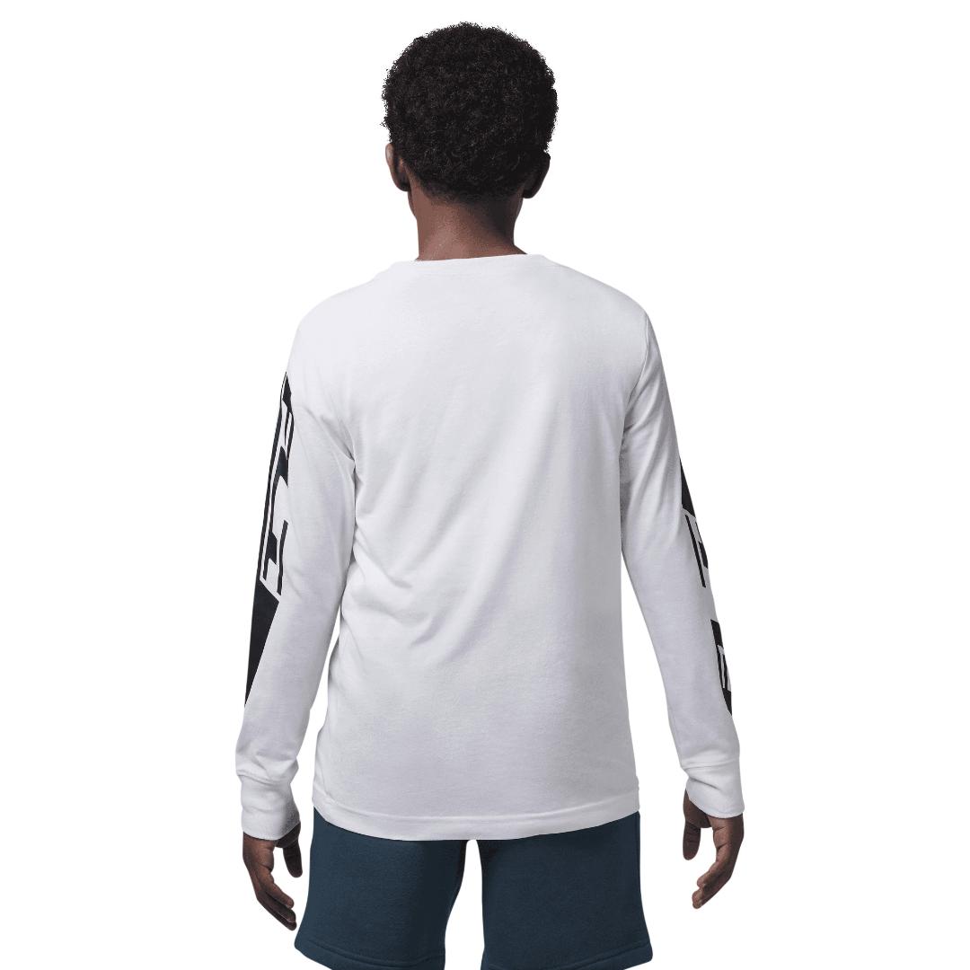 Jordan Boys MVP Flight Long Sleeve Tee Sail (Big Kids)