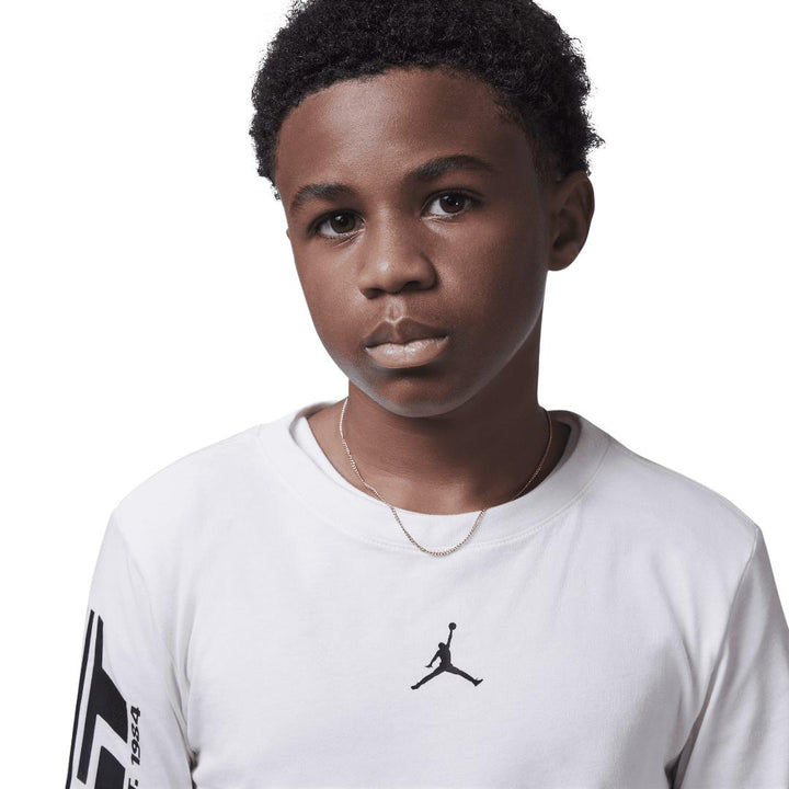 Jordan Boys MVP Flight Long Sleeve Tee Sail (Big Kids)