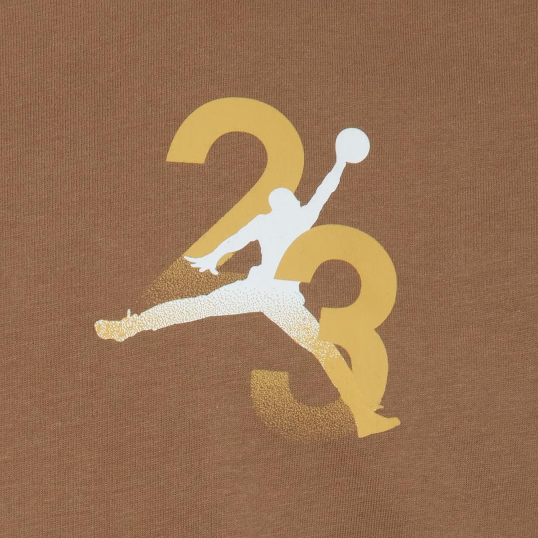 Jordan Boys Flight 2384 Short Sleeve Tee Brown (Big Kids)