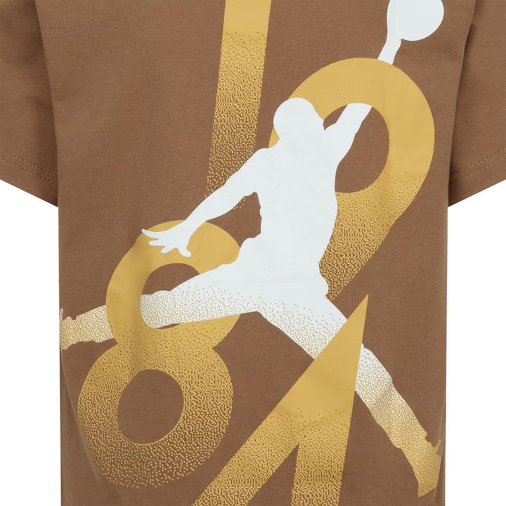 Jordan Boys Flight 2384 Short Sleeve Tee Brown (Big Kids)