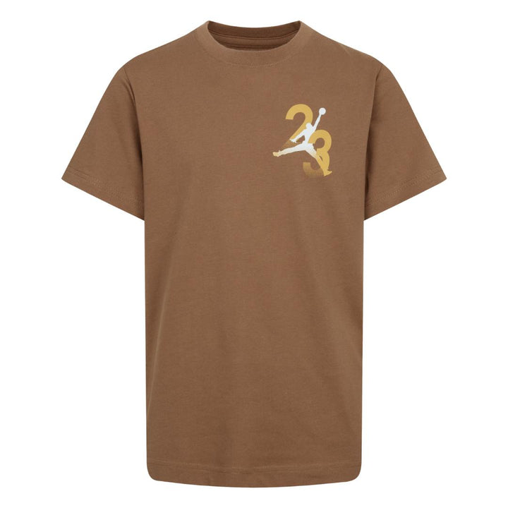Jordan Boys Flight 2384 Short Sleeve Tee Brown (Big Kids)