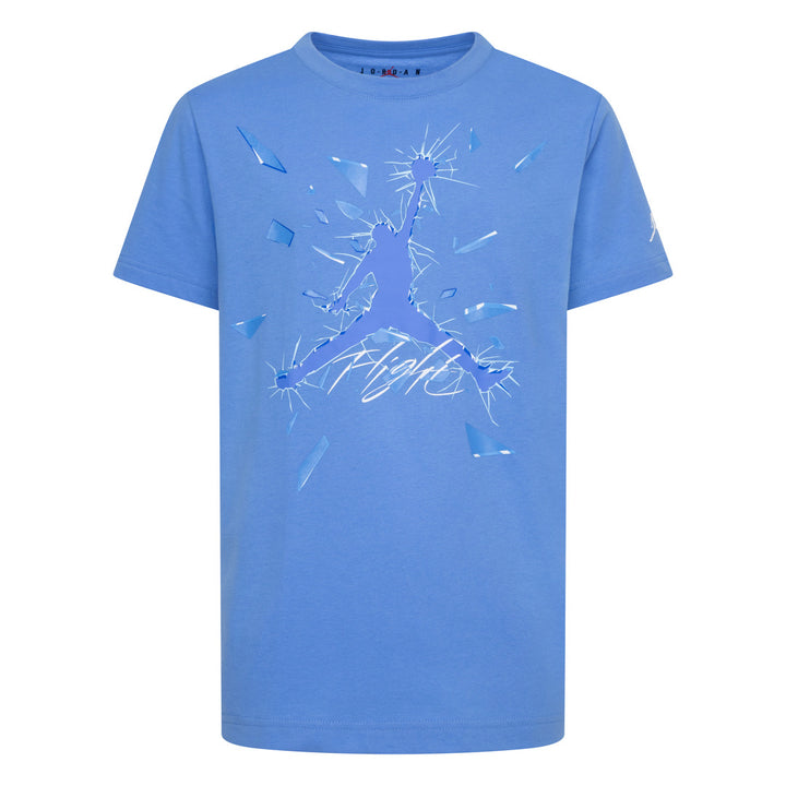 Jordan Boys Shattered Glass Jumpman Tee Legend Blue (Big Kids)