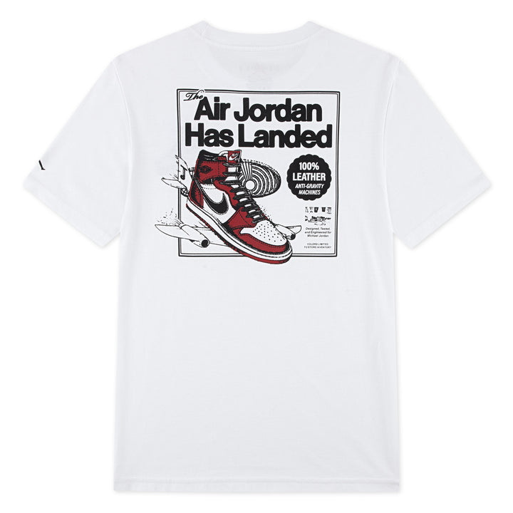 Jordan Boys Varsity Split White Short Sleeve T-Shirt (Big Kids)