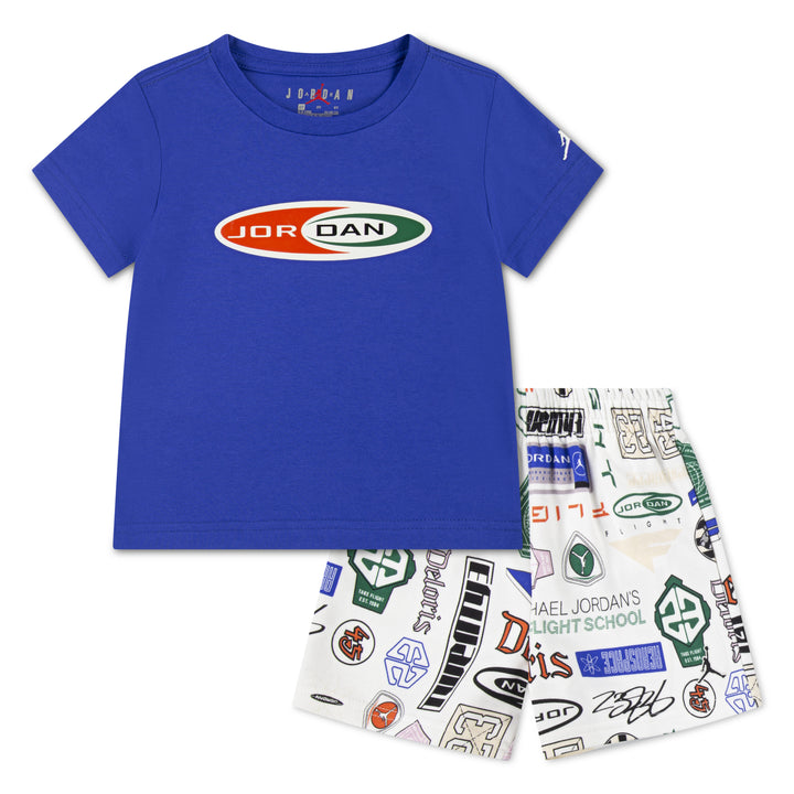Jordan MJ Brooklyn AOP Short Sleeve Set (Toddler)
