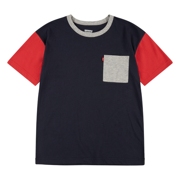 Levi's Stay Loose Colorblock Tee India Ink (Big Kids)