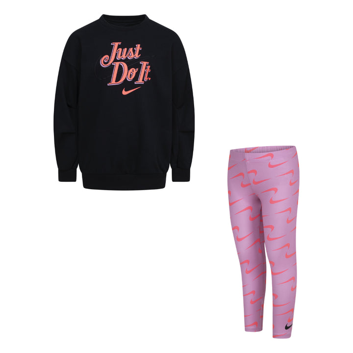 Nike Girls New Impressions Crew & Leg Magic Flamingo (Infant)