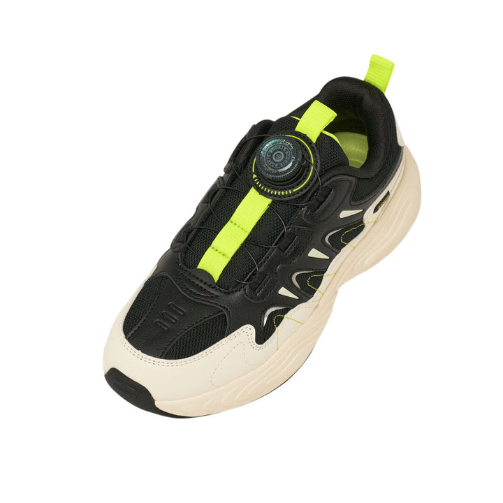 Rookie Chunky Sneaker Black/Off-White (Little Kids)