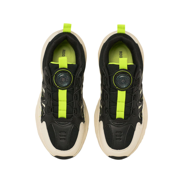 Rookie Chunky Sneaker Black/Off-White (Big Kids)